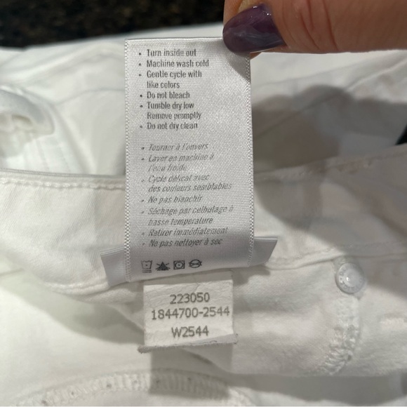 PAIGE White Verdugo Ankle Crop Mid Rise Women's Jean Denim Pants Stretch Casual - Picture 15 of 16